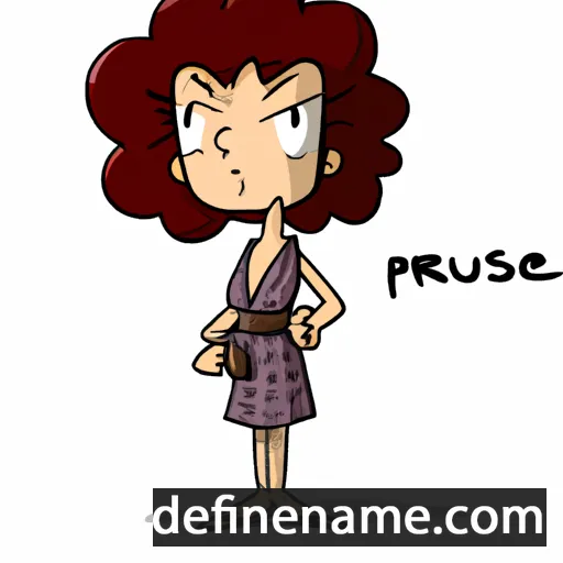 cartoon of the name Prisque