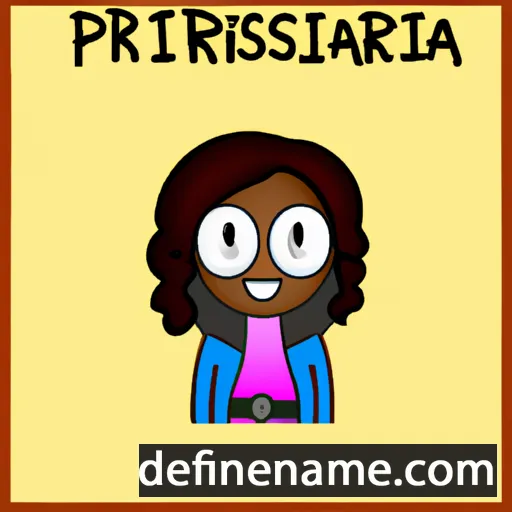 Prissianna cartoon