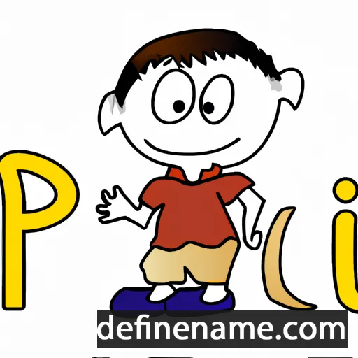 cartoon of the name Pritul