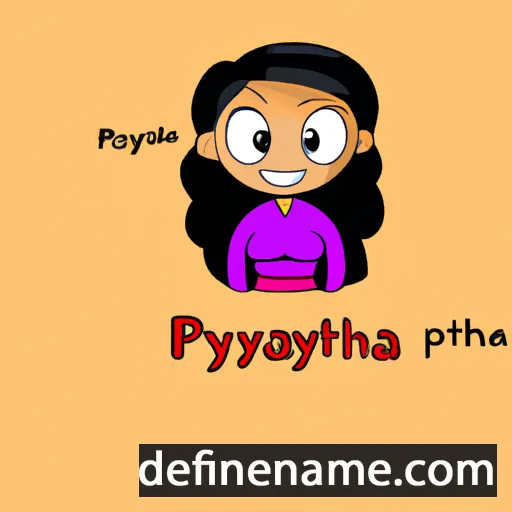 cartoon of the name Priyachattaraj