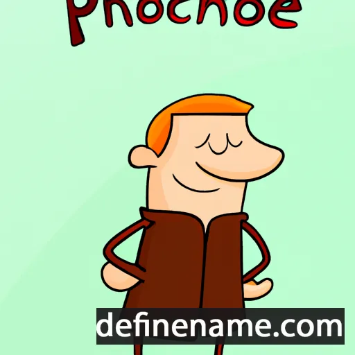 cartoon of the name Prochore