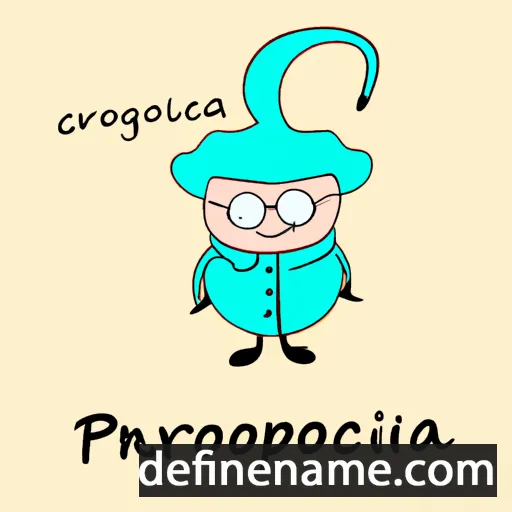 cartoon of the name Procopia