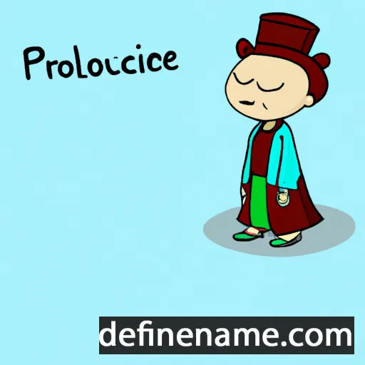 cartoon of the name Procula