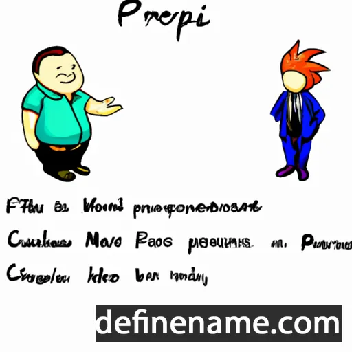 cartoon of the name Properzia