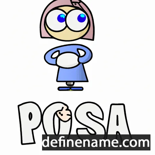 cartoon of the name Prosa