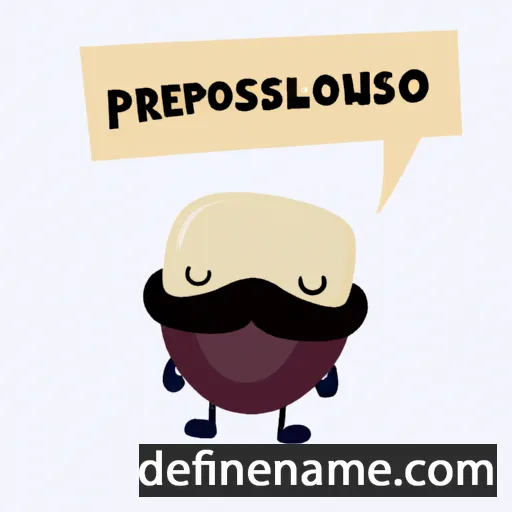 cartoon of the name Proselenos