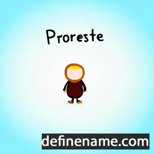 cartoon of the name Protaise