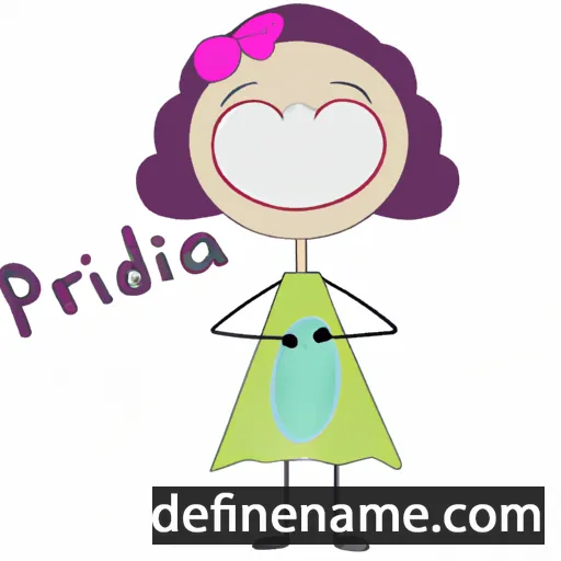 cartoon of the name Prudência