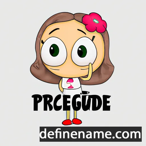 cartoon of the name Prudençia