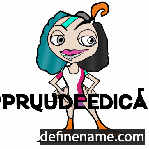 cartoon of the name Prudenciana