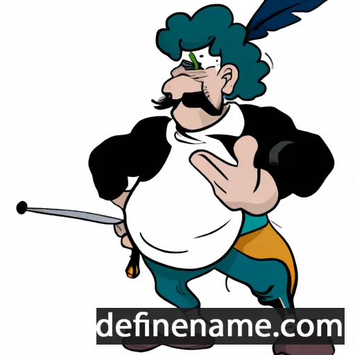 cartoon of the name Prudentzio