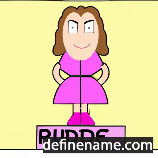 cartoon of the name Prudie