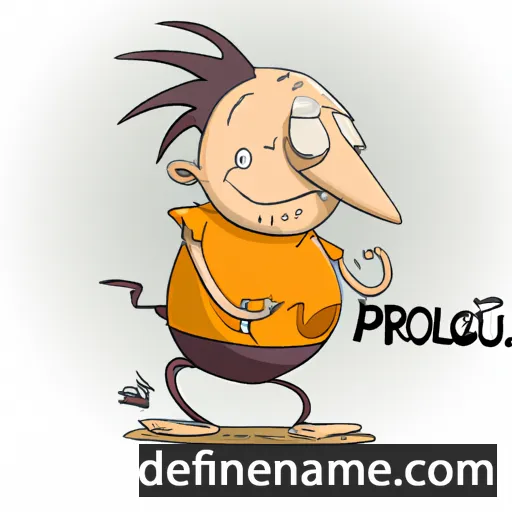 cartoon of the name Prvoljub