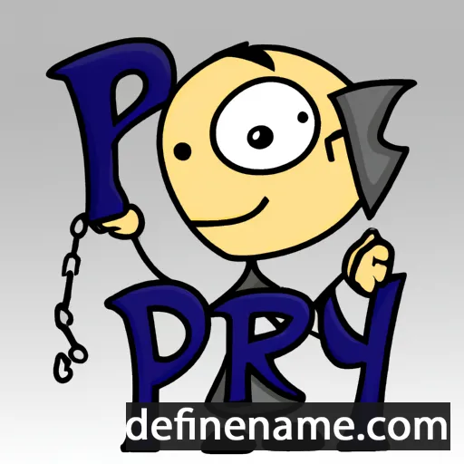 cartoon of the name Pry