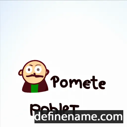 cartoon of the name Ptolomee