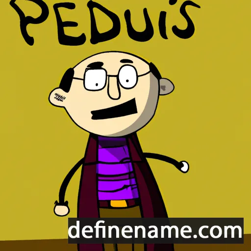 cartoon of the name Pudens