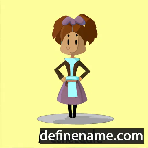 cartoon of the name Pudentienne