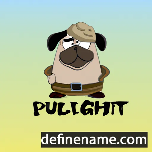 Puglith cartoon