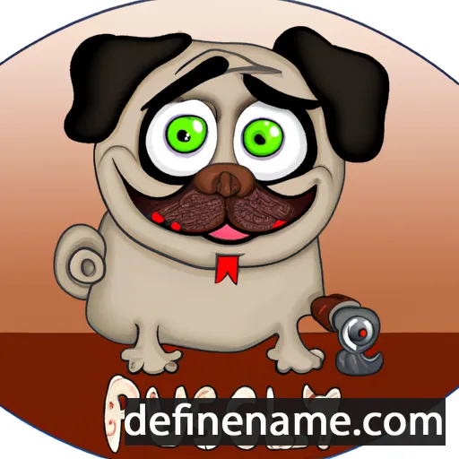 cartoon of the name Pugsley