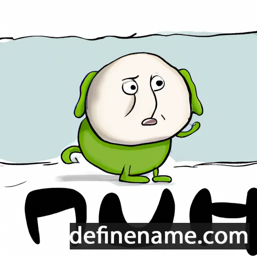 cartoon of the name Puh