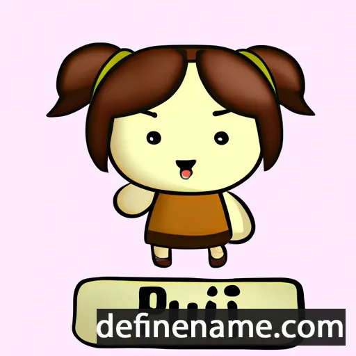 cartoon of the name Pui