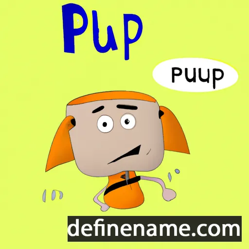 cartoon of the name Pul-ip