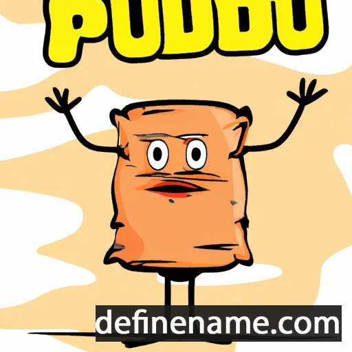 cartoon of the name Pulod