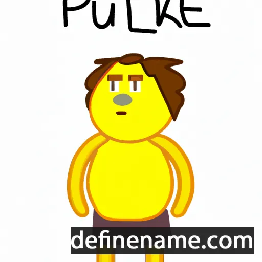 cartoon of the name Puluke