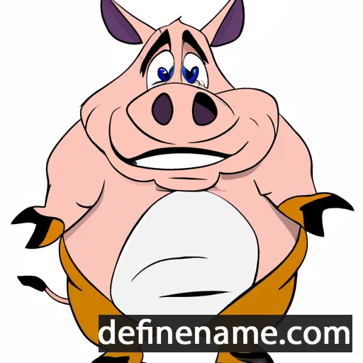 Pumbaa cartoon