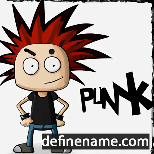 cartoon of the name Punky