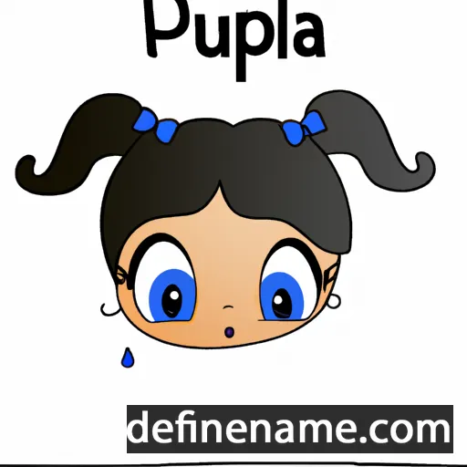 cartoon of the name Pupella