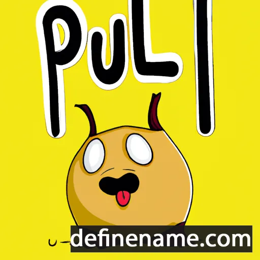 cartoon of the name Pupul