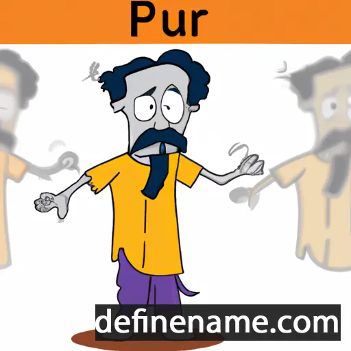 Purab cartoon