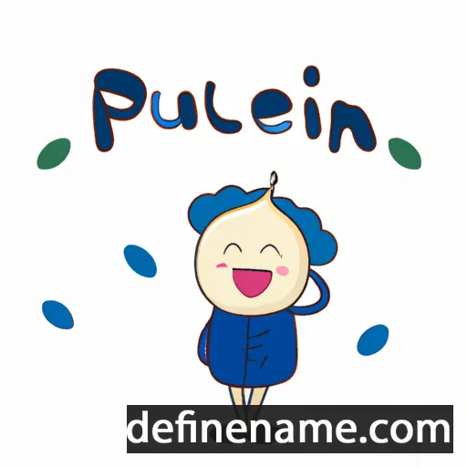 Pureun-haneul cartoon