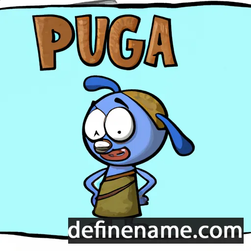 cartoon of the name Purga