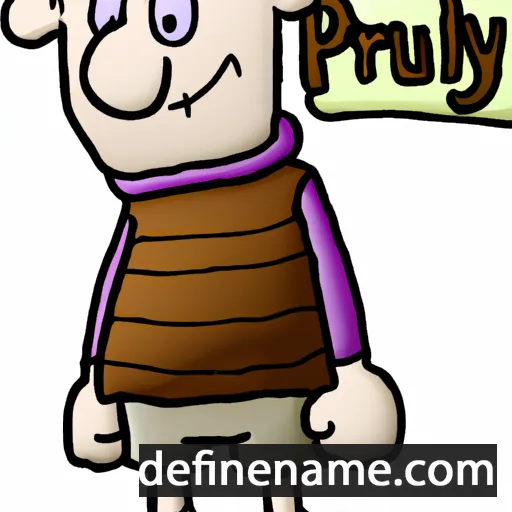 cartoon of the name Purley