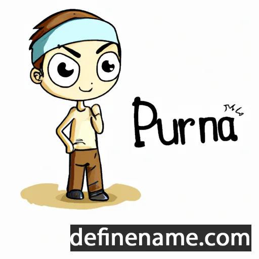 Purnah cartoon