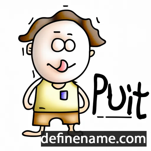 cartoon of the name Puti