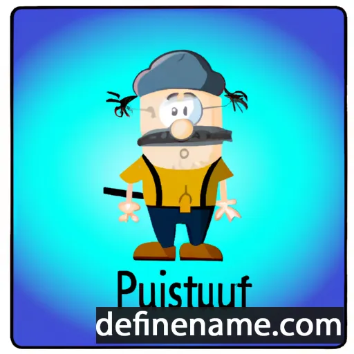 cartoon of the name Putislav