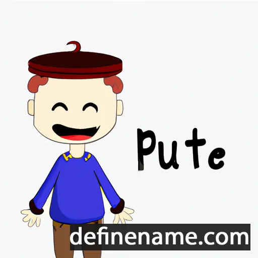 cartoon of the name Putroë