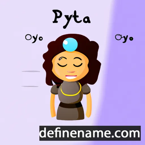 cartoon of the name Pyotra