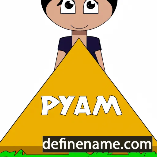 cartoon of the name Pyram