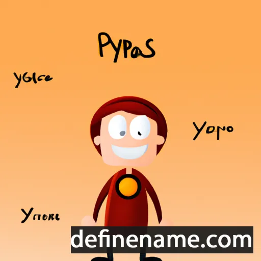 cartoon of the name Pyras