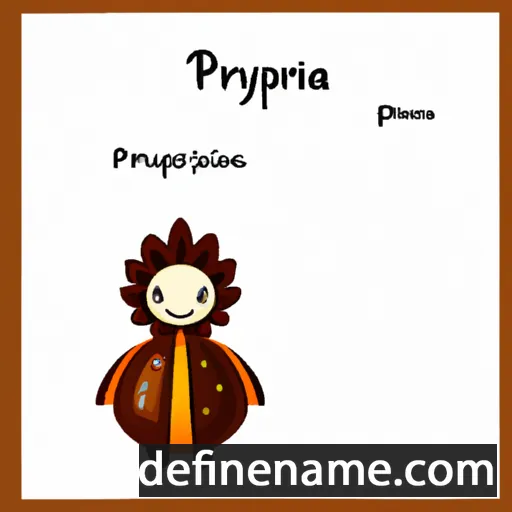 Pyronia cartoon