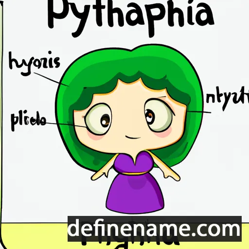 cartoon of the name Pyrthina