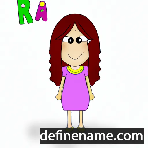 cartoon of the name Ráijá