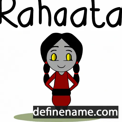 cartoon of the name Räikhana