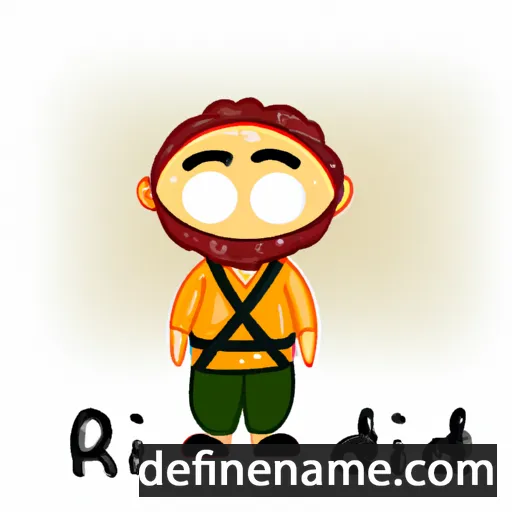 cartoon of the name Rəşid