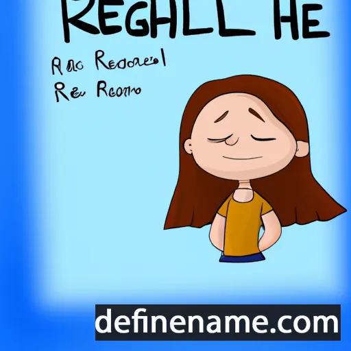 cartoon of the name Raeleigh