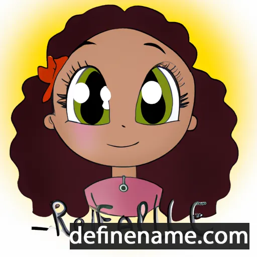 cartoon of the name Rafaëlle